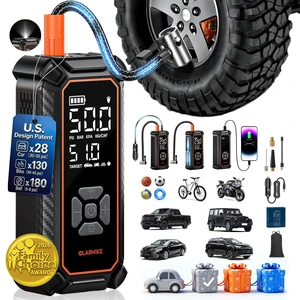 Tire Inflator Portable Air Compressor,Dual Power-3*3000mAh &12V DC | Ultra Fast Inflation, For Car Tires, SUVs, Pickup Trucks, Bikes, Cordless Electric Pump, LED Light & Digital Pressure Gauge Tire Inflator Portable Air Compressor,Dual Power-3*3000mAh &12V DC | Ultra Fast Inflation, For Car Tires, SUVs, Pickup Trucks, Bikes, Cordless Electric Pump, LED Light & Digital Pressure Gauge