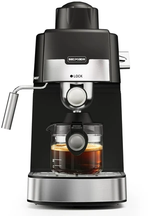 3.5Bar Espreeso Machine 4-Cup Compact Coffee Maker 800W Black | Beginner-friendly Espresso Maker with Milk Frother, Fast Brewing, Easy Operation for Home Espresso, Latte and Cappuccino 3.5Bar Espreeso Machine 4-Cup Compact Coffee Maker 800W Black | Beginner-friendly Espresso Maker with Milk Frother, Fast Brewing, Easy Operation for Home Espresso, Latte and Cappuccino