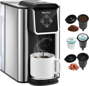 Coffee Maker 3 in 1 Single Serve Coffee Machine, Compatible with K cup Capsules, Instant Coffee Pot, Tea maker, 6,8,10 Oz Cup, Removable 50 Oz Water Reservoir, 120V 1150W Coffee Maker 3 in 1 Single Serve Coffee Machine, Compatible with K cup Capsules, Instant Coffee Pot, Tea maker, 6,8,10 Oz Cup, Removable 50 Oz Water Reservoir, 120V 1150W