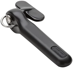 Safe-Cut Can Opener with Easy Turn Knob, Black | Perfect for Seniors, Manual Handheld Design with Ergonomic Handle, No Sharp Edges or Food Contact Surfaces Safe-Cut Can Opener with Easy Turn Knob, Black | Perfect for Seniors, Manual Handheld Design with Ergonomic Handle, No Sharp Edges or Food Contact Surfaces
