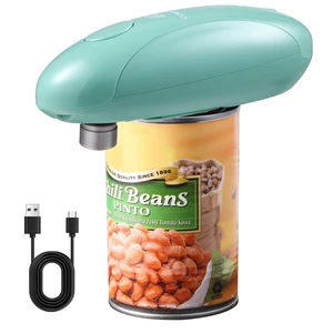 Electric Can Opener, USB-C Rechargeable Smooth Edge for Seniors (Green) | Cordless, One-Touch Automatic, Smooth Edge Cutting, for Standard & Oval Cans, Lightweight for Travel Electric Can Opener, USB-C Rechargeable Smooth Edge for Seniors (Green) | Cordless, One-Touch Automatic, Smooth Edge Cutting, for Standard & Oval Cans, Lightweight for Travel