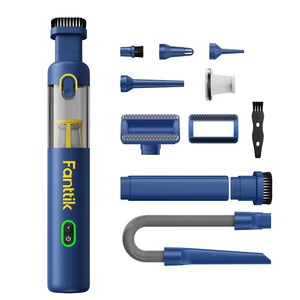 Slim V8 APEX Cordless Car Vacuum & Air Duster, 4-in-1 Portable Mini Vacuum with 19000pa Suction Power for Pet Hair, Type-C Charge, One-Touch Empty for Car, Office Desk, Keyboards (Blue) Slim V8 APEX Cordless Car Vacuum & Air Duster, 4-in-1 Portable Mini Vacuum with 19000pa Suction Power for Pet Hair, Type-C Charge, One-Touch Empty for Car, Office Desk, Keyboards (Blue)
