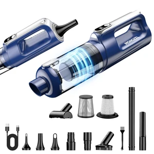 Car Vacuum Cleaner High Power, 18000Pa 2 in 1 Vacuum Cleaner&Air Duster, 130W Brushless Motor Handheld Vacuum Cordless with 7800mAh Battery, LED Light, Multi-Nozzles for Car, Home, Office, Pet Car Vacuum Cleaner High Power, 18000Pa 2 in 1 Vacuum Cleaner&Air Duster, 130W Brushless Motor Handheld Vacuum Cordless with 7800mAh Battery, LED Light, Multi-Nozzles for Car, Home, Office, Pet