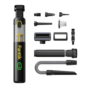 Slim V8 APEX Cordless Car Vacuum & Air Duster, 4-in-1 Portable Mini Vacuum with 19000pa Suction Power for Pet Hair, Type-C Charge, One-Touch Empty for Car, Office Desk, Keyboards (Black) Slim V8 APEX Cordless Car Vacuum & Air Duster, 4-in-1 Portable Mini Vacuum with 19000pa Suction Power for Pet Hair, Type-C Charge, One-Touch Empty for Car, Office Desk, Keyboards (Black)