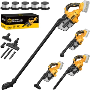 Handheld Vacuum Cordless for Dewalt 20V Battery (No Battery), 5-in-1 Car Vacuum with 50kPa Strong Suction, 350W Powerful Brushless Motor, 5 HEPA Filters & 6 Nozzles for Home, Car, Pet, Patio Handheld Vacuum Cordless for Dewalt 20V Battery (No Battery), 5-in-1 Car Vacuum with 50kPa Strong Suction, 350W Powerful Brushless Motor, 5 HEPA Filters & 6 Nozzles for Home, Car, Pet, Patio