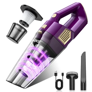 Handheld Vacuum Cordless, 15000PA Hand Held Car Vacuum Cleaner | Strong Suction Rechargeable, Portable Hand Vacuum with Multi-Nozzles & Washable Filter for Home Office, Car, Pets Handheld Vacuum Cordless, 15000PA Hand Held Car Vacuum Cleaner | Strong Suction Rechargeable, Portable Hand Vacuum with Multi-Nozzles & Washable Filter for Home Office, Car, Pets