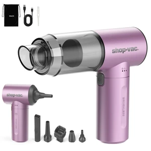 S4 16000Pa Mini Handheld Car Vacuum Cleaner Cordless, Purple | 3-in-1 Multi-Function, Brushless Motor, Multiple Nozzles, Rechargeable, for Car, Office, and Home Detail Cleaning S4 16000Pa Mini Handheld Car Vacuum Cleaner Cordless, Purple | 3-in-1 Multi-Function, Brushless Motor, Multiple Nozzles, Rechargeable, for Car, Office, and Home Detail Cleaning