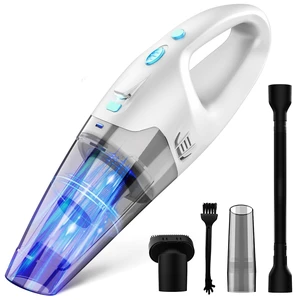 Handheld Vacuum Cordless, 6KPA Powerful Suction Hand Held Vacuum Rechargeable with LED Light/Multi Accessories, 1.6lbs Lightweight Portable Vacuum Cleaner for Home/Car/Office Cleaning Handheld Vacuum Cordless, 6KPA Powerful Suction Hand Held Vacuum Rechargeable with LED Light/Multi Accessories, 1.6lbs Lightweight Portable Vacuum Cleaner for Home/Car/Office Cleaning