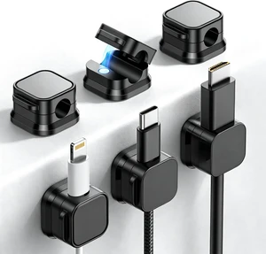 6 Pack Magnetic Cable Clips Cord Organizer Adhesive Wire Management Home Nightstand Office Desk Accessories, Dorm Room Desktop Essentials, Car Wall Cable Organization, Phone Charger Cord Holder 6 Pack Magnetic Cable Clips Cord Organizer Adhesive Wire Management Home Nightstand Office Desk Accessories, Dorm Room Desktop Essentials, Car Wall Cable Organization, Phone Charger Cord Holder