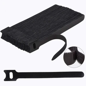 50 PCS 6 Inches Reusable Cable Ties, Adjustable Cord Straps Wire Organizer Cord Wrap and Hook Loop Cable Management 50 PCS 6 Inches Reusable Cable Ties, Adjustable Cord Straps Wire Organizer Cord Wrap and Hook Loop Cable Management