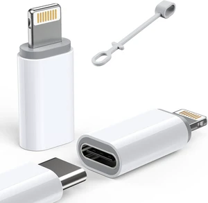 2-Pack MFi Certified USB C to Lightning Adapter, 27W Fast Charging & Data Sync, For iPhone 14/13/12/Pro/Max,iPad,AirPods, With Anti-Loss Lanyard,20000+Plug, Not for Audio/OTG 2-Pack MFi Certified USB C to Lightning Adapter, 27W Fast Charging & Data Sync, For iPhone 14/13/12/Pro/Max,iPad,AirPods, With Anti-Loss Lanyard,20000+Plug, Not for Audio/OTG