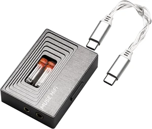 Portable Tube DAC Amp with JAN6418 Vacuum Tube, 460mW/480mW Balanced Output, USB C Dongle DAC for IEMs & Headphones, Amplifier for Phone/PC/Mac Portable Tube DAC Amp with JAN6418 Vacuum Tube, 460mW/480mW Balanced Output, USB C Dongle DAC for IEMs & Headphones, Amplifier for Phone/PC/Mac
