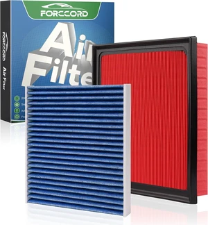 Cabin & Engine Air Filter Kit for Toyota RAV4 2019-2025, Camry 2018-2024, Highlander 2020-2026, Avalon 2019-2022, ES350 2019-2025 Replace#CF12157 CA12377 (Not Hybrid!), Activated Carbon Cabin Filter Cabin & Engine Air Filter Kit for Toyota RAV4 2019-2025, Camry 2018-2024, Highlander 2020-2026, Avalon 2019-2022, ES350 2019-2025 Replace#CF12157 CA12377 (Not Hybrid!), Activated Carbon Cabin Filter