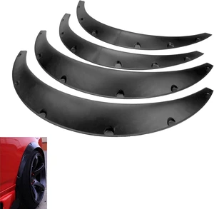 4PCS 780mm+840mm Universal Fender Flares Flexible Wide Body Car Kit Wheel Arches 2.25"/2.5", Pack of 4 4PCS 780mm+840mm Universal Fender Flares Flexible Wide Body Car Kit Wheel Arches 2.25"/2.5", Pack of 4