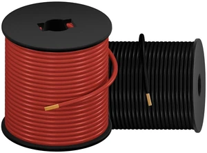 2 Rolls 100FT 14 Gauge CCA Automotive Primary Wire Single Conductor SAE J1128 Hook Up Electrical Wire Trailer Spool for Low Volts Towing Trailer RV Camper- Black/Red 2 Rolls 100FT 14 Gauge CCA Automotive Primary Wire Single Conductor SAE J1128 Hook Up Electrical Wire Trailer Spool for Low Volts Towing Trailer RV Camper- Black/Red