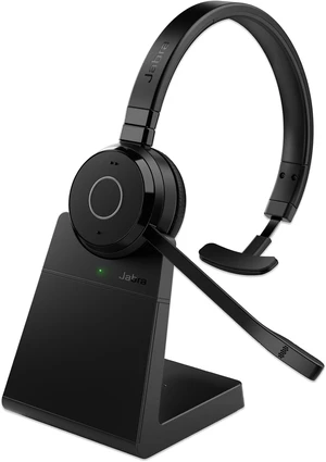 Jabra Evolve 65 TE (Third Edition) Wireless Single-Ear Headphones w/Charging Stand - Noise-Canceling Mic, 16 hrs Battery Life, Dual Connectivity, MS Teams Certified, Supports Other Platforms, Black Jabra Evolve 65 TE (Third Edition) Wireless Single-Ear Headphones w/Charging Stand - Noise-Canceling Mic, 16 hrs Battery Life, Dual Connectivity, MS Teams Certified, Supports Other Platforms, Black