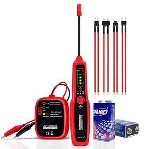 Wire Tracer Automotive Short & Open Finder Circuit Breaker Finder DC 6-42V Car Broken Wire Detector Tool Electrical Circuit Tester Fault Probe Cable Tracker Auto Wire Locator Wire Tracer Automotive Short & Open Finder Circuit Breaker Finder DC 6-42V Car Broken Wire Detector Tool Electrical Circuit Tester Fault Probe Cable Tracker Auto Wire Locator