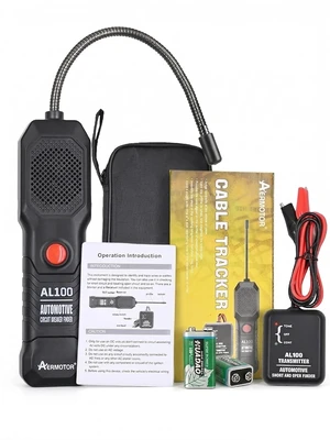 AL100 Wire Tracer Electrical Automotive Short and Open Finder Solderstick Circuit Tester Break Finder Fault Probe Wire Detector Tool Electrical DC 6-42V Non Touch Wire Toner Tracer,Black AL100 Wire Tracer Electrical Automotive Short and Open Finder Solderstick Circuit Tester Break Finder Fault Probe Wire Detector Tool Electrical DC 6-42V Non Touch Wire Toner Tracer,Black