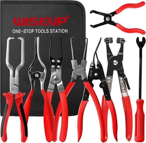 8-Piece Fuel Line Disconnect Tool Set
Fuel Line/Hose Clamp/Removal Pliers, Electrical Disconnect/Push Pin Tools, Relay Puller, Panel Clip Remover & Filter Caliper 8-Piece Fuel Line Disconnect Tool Set
Fuel Line/Hose Clamp/Removal Pliers, Electrical Disconnect/Push Pin Tools, Relay Puller, Panel Clip Remover & Filter Caliper