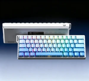 60% Mechanical Gaming Keyboard Wired, Hall Effect Magnetic Switch Hot Swappable, Adjustable Actuation RT Mode, 8000 Hz Polling Rate, RGB Keyboard 60 Percent Compact Design for PC - Line Design Blue 60% Mechanical Gaming Keyboard Wired, Hall Effect Magnetic Switch Hot Swappable, Adjustable Actuation RT Mode, 8000 Hz Polling Rate, RGB Keyboard 60 Percent Compact Design for PC - Line Design Blue
