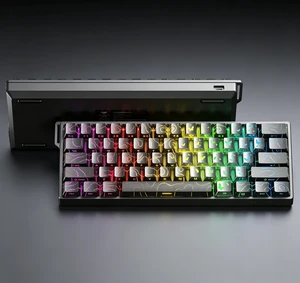 60% Mechanical Gaming Keyboard Wired, Hall Effect Magnetic Switch Hot Swappable, Adjustable Actuation RT Mode, 8000 Hz Polling Rate, RGB Keyboard 60 Percent Compact Design for PC - Line Design Black 60% Mechanical Gaming Keyboard Wired, Hall Effect Magnetic Switch Hot Swappable, Adjustable Actuation RT Mode, 8000 Hz Polling Rate, RGB Keyboard 60 Percent Compact Design for PC - Line Design Black