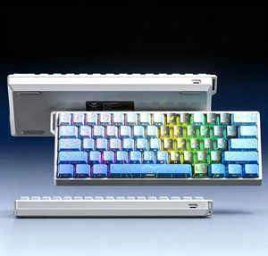 60% Mechanical Gaming Keyboard Wired, Hall Effect Magnetic Switch Hot Swappable, Adjustable Actuation RT Mode, 8000 Hz Polling Rate, RGB Keyboard 60 Percent Compact Design for PC - Line Design Blue 60% Mechanical Gaming Keyboard Wired, Hall Effect Magnetic Switch Hot Swappable, Adjustable Actuation RT Mode, 8000 Hz Polling Rate, RGB Keyboard 60 Percent Compact Design for PC - Line Design Blue