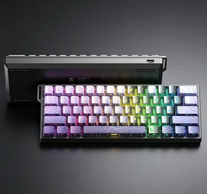 60% Mechanical Gaming Keyboard Wired, Hall Effect Magnetic Switch Hot Swappable, Adjustable Actuation RT Mode, 8000 Hz Polling Rate, RGB Keyboard 60 Percent Compact Design for PC - Line Design Purple 60% Mechanical Gaming Keyboard Wired, Hall Effect Magnetic Switch Hot Swappable, Adjustable Actuation RT Mode, 8000 Hz Polling Rate, RGB Keyboard 60 Percent Compact Design for PC - Line Design Purple