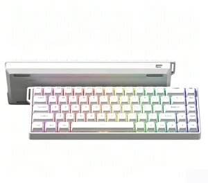 68 Keys HE Mechanical Gaming Keyboard 60%, Hall Effect Magnetic Switch, Fast Trigger Mode Adjustable Actuation, 8000Hz Polling Rate, RGB Backlit, Wired Keyboard for Laptop/PC Gamer White 68 Keys HE Mechanical Gaming Keyboard 60%, Hall Effect Magnetic Switch, Fast Trigger Mode Adjustable Actuation, 8000Hz Polling Rate, RGB Backlit, Wired Keyboard for Laptop/PC Gamer White