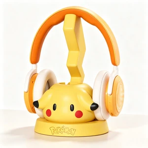 Headphone Stand With Wireless Magnetic Watch Charger, Cute Headset Holder for Desktop Table Headphone Stand With Wireless Magnetic Watch Charger, Cute Headset Holder for Desktop Table