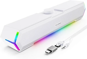 G11 Computer Speakers for Desktop, Touch Lights PC Speakers with Surge Clear Sound, USB C/USB Powered, AUX Audio for Computer Desktop PC Laptop Desk G11 Computer Speakers for Desktop, Touch Lights PC Speakers with Surge Clear Sound, USB C/USB Powered, AUX Audio for Computer Desktop PC Laptop Desk