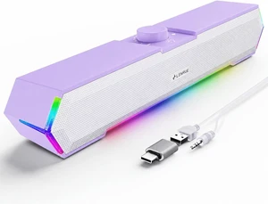 G11 Computer Speakers for Desktop, Touch Lights PC Speakers with Surge Clear Sound, USB C/USB Powered, AUX Audio for Computer Desktop PC Laptop Desk G11 Computer Speakers for Desktop, Touch Lights PC Speakers with Surge Clear Sound, USB C/USB Powered, AUX Audio for Computer Desktop PC Laptop Desk
