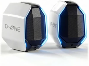Computer Speakers for Desktop PC, Gaming PC Speakers for Desktop USB-C, Bluetooth 5.3, 3.5mm AUX, AC Powered External Audio with Rich Stereo bass, Laptop/Mac, RGB Lights, White, 30W Computer Speakers for Desktop PC, Gaming PC Speakers for Desktop USB-C, Bluetooth 5.3, 3.5mm AUX, AC Powered External Audio with Rich Stereo bass, Laptop/Mac, RGB Lights, White, 30W