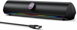 Computer Speakers for Desktop PC, USB Speakers for Gaming, Music Laptop Speakers with Single USB for Power & Stereo Sound, PC Speakers, Bluetooth 5.4 PC Sound Bar with Bass Mode, RGB Light Computer Speakers for Desktop PC, USB Speakers for Gaming, Music Laptop Speakers with Single USB for Power & Stereo Sound, PC Speakers, Bluetooth 5.4 PC Sound Bar with Bass Mode, RGB Light