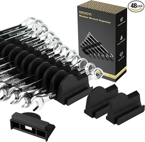 48 PCS MAGNETIC Modular Wrench Organizer for Tool box, Metric & SAE
For Tool Box Drawer, Wrench Rack Tool Holders SAE ¼ to 1 ½, Metric 6mm to 38mm, Custom Layout to Utilize All Your Spaces 48 PCS MAGNETIC Modular Wrench Organizer for Tool box, Metric & SAE
For Tool Box Drawer, Wrench Rack Tool Holders SAE ¼ to 1 ½, Metric 6mm to 38mm, Custom Layout to Utilize All Your Spaces
