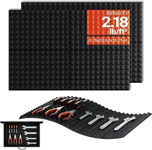 Toolbox Organizer Liner, Non-Slip Trap Mat for Tool Drawer, Cabinet and Workbench, Protect Tools(4 pcs) Toolbox Organizer Liner, Non-Slip Trap Mat for Tool Drawer, Cabinet and Workbench, Protect Tools(4 pcs)