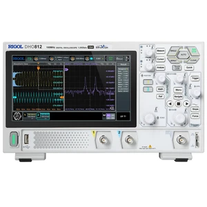 RIGOL DHO812 Portable Digital Oscilloscope, 100MHz, 2CH, 12-Bit Resolution, 12-bit high resolution, ultra-low noise floor, 7" touch screen, Type-C power, compact portable design for lab & field RIGOL DHO812 Portable Digital Oscilloscope, 100MHz, 2CH, 12-Bit Resolution, 12-bit high resolution, ultra-low noise floor, 7" touch screen, Type-C power, compact portable design for lab & field