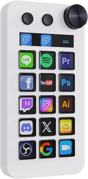 Stream Controller Deck with 18 Customizable Macro Keys to Trigger Actions in OBS Twitch YouTube for Content Creators Stream Dock Compatible with PC & Mac N1 Macro Keypad Stream Controller Deck with 18 Customizable Macro Keys to Trigger Actions in OBS Twitch YouTube for Content Creators Stream Dock Compatible with PC & Mac N1 Macro Keypad