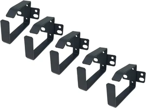 5 Pieces 1.7 x 2.7in Server Rack Cable Management D-Ring Hooks, Network Rack-Mount Cord Organizer Ring Set for Power Cords, Fiber Optic or Network Patch Cables 5 Pieces 1.7 x 2.7in Server Rack Cable Management D-Ring Hooks, Network Rack-Mount Cord Organizer Ring Set for Power Cords, Fiber Optic or Network Patch Cables
