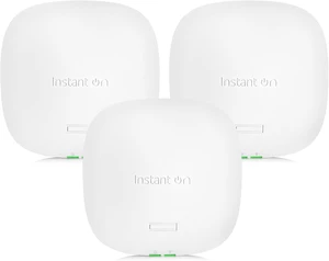 HPE Networking Instant On Access Point AP22 2x2 WiFi 6 Indoor Wireless Access Point (3 Pack) | Long Range, Secure, Smart Mesh Support | Power Source Not Included (R4W01A-3PACK) HPE Networking Instant On Access Point AP22 2x2 WiFi 6 Indoor Wireless Access Point (3 Pack) | Long Range, Secure, Smart Mesh Support | Power Source Not Included (R4W01A-3PACK)
