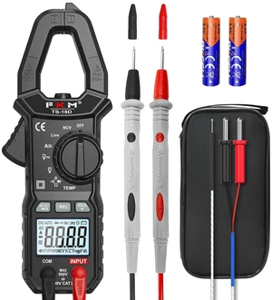 AC/DC 600 Amp Clamp Meter Digital Multimeter Tester TRMS 6000 Counts Auto-ranging Voltage Tester,for AC/DC Current,AC/DC Voltage,NCV Detection,Capacitance,Resistance,Ohm,Continuity,Diode,Hz,Temp AC/DC 600 Amp Clamp Meter Digital Multimeter Tester TRMS 6000 Counts Auto-ranging Voltage Tester,for AC/DC Current,AC/DC Voltage,NCV Detection,Capacitance,Resistance,Ohm,Continuity,Diode,Hz,Temp