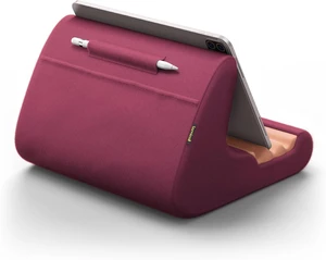 Tablet Holder, Tablet Pillow Stand - Tablet Pillow Soft Pad for Bed and Lap, with Stylus Mount & Pocket, for iPad Pro 12.9, Air, Mini, Kindle, Galaxy Tab and 4-13" Tablet, Dark Red Tablet Holder, Tablet Pillow Stand - Tablet Pillow Soft Pad for Bed and Lap, with Stylus Mount & Pocket, for iPad Pro 12.9, Air, Mini, Kindle, Galaxy Tab and 4-13" Tablet, Dark Red