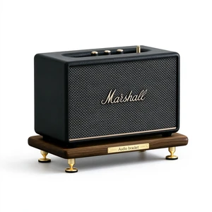Speaker Stand Compatible with Marshall Acton III/Acton II, Walnut Solid Wood Speaker Vibration-Damping Stand Desktop Riser for Marshall Acton 2/3/4 Speaker Not Included Speaker Stand Compatible with Marshall Acton III/Acton II, Walnut Solid Wood Speaker Vibration-Damping Stand Desktop Riser for Marshall Acton 2/3/4 Speaker Not Included