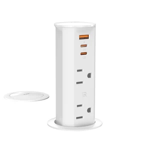 2" Pop Up Outlet for Countertop 20W USB Ports 2 Outlet ETL Listed, ETL Listed Space Saver Splashproof Tamper Resistant Pop Up Socket Desk Power Grommet Home Office Kitchen - White 2" Pop Up Outlet for Countertop 20W USB Ports 2 Outlet ETL Listed, ETL Listed Space Saver Splashproof Tamper Resistant Pop Up Socket Desk Power Grommet Home Office Kitchen - White