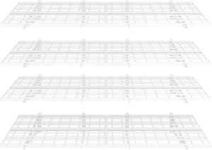 4-Pack 24-inch-by-72-inch Wall Shelf Garage Storage Rack Wall Mounted Floating Shelves 2x6 ft,White, Classic Series 4-Pack 24-inch-by-72-inch Wall Shelf Garage Storage Rack Wall Mounted Floating Shelves 2x6 ft,White, Classic Series