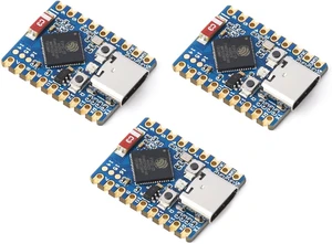 3PCS ESP32-S3 Mini Development Board, Based On ESP32-S3FH4R2, Onboard Multi-Function GPIO Pins, Dual-Core Processor, 240MHz Running Frequency, 2.4GHz Wi-Fi & BLE 5 3PCS ESP32-S3 Mini Development Board, Based On ESP32-S3FH4R2, Onboard Multi-Function GPIO Pins, Dual-Core Processor, 240MHz Running Frequency, 2.4GHz Wi-Fi & BLE 5