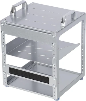 6U 10 Inch Network Rack, 9.45 Inch Deep Desktop Mini Stackable Server Rack Sturdy Open Server Rack RackMate Alternative for Mac Mini & AI Devices Home Lab Data Center Audio & AV Equipment 6U 10 Inch Network Rack, 9.45 Inch Deep Desktop Mini Stackable Server Rack Sturdy Open Server Rack RackMate Alternative for Mac Mini & AI Devices Home Lab Data Center Audio & AV Equipment