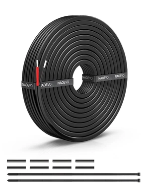 18 Gauge Wire 2 Conductor, 18 Gauge Automotive Wire 12V Cable, 15FT Tinned Copper 18 AWG Wire, 18/2 Low Voltage Cable, Flexible Stranded Electrical Wire for Automotive, Marine, Speaker, Lights 18 Gauge Wire 2 Conductor, 18 Gauge Automotive Wire 12V Cable, 15FT Tinned Copper 18 AWG Wire, 18/2 Low Voltage Cable, Flexible Stranded Electrical Wire for Automotive, Marine, Speaker, Lights