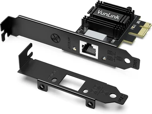 2.5Gb PCIe Network Card, Multi-Gigabit 2.5G Ethernet Card, Realtek RTL8125B LAN Adapter, 2.5Gbps/1Gbps/100Mbps NIC Card for Desktop PCs, Gaming, Windows & Linux Compatible 2.5Gb PCIe Network Card, Multi-Gigabit 2.5G Ethernet Card, Realtek RTL8125B LAN Adapter, 2.5Gbps/1Gbps/100Mbps NIC Card for Desktop PCs, Gaming, Windows & Linux Compatible