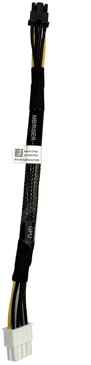 GPU Tesla Cards EPS-12V Power Cable Compatible with Dell PowerEdge R740/ xd, P40 M40 M60 A100 A800 A6000 A30 A40 A16 K80 V100 GPGPU Power Cable for PowerEdge R740 R740xd 8 Pin to 8 Pin EPS-12V 4VPD3 GPU Tesla Cards EPS-12V Power Cable Compatible with Dell PowerEdge R740/ xd, P40 M40 M60 A100 A800 A6000 A30 A40 A16 K80 V100 GPGPU Power Cable for PowerEdge R740 R740xd 8 Pin to 8 Pin EPS-12V 4VPD3
