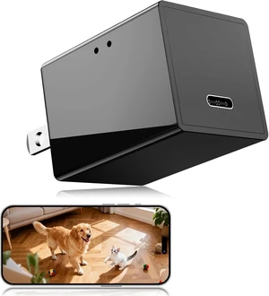 1080p HD Wireless WiFi Charger Indoor Camera for Home Security with 2.4G/5G WiFi,App Control & Motion Detection,Wide-Angle 150° Phone Charger Camera with Night Vision & Loop Recording 1080p HD Wireless WiFi Charger Indoor Camera for Home Security with 2.4G/5G WiFi,App Control & Motion Detection,Wide-Angle 150° Phone Charger Camera with Night Vision & Loop Recording
